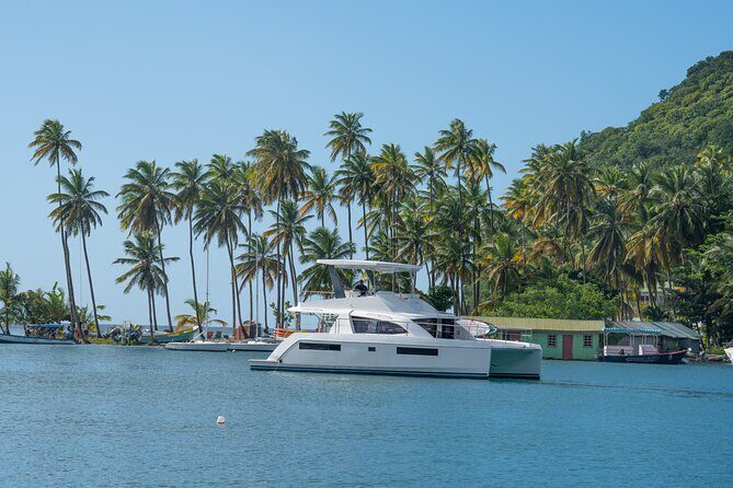 1/2 Day Private Catamaran out of Soufriere - Onboard vibe: drinks, music, and a crew that remembers your pace