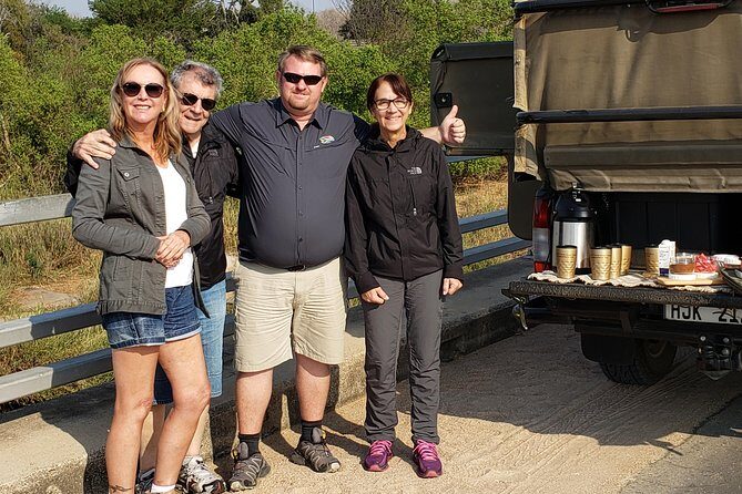 1 Day Photographic Wildlife Safari from Hazyview to Kruger Park - The open 3-row safari vehicle and what it means for photos