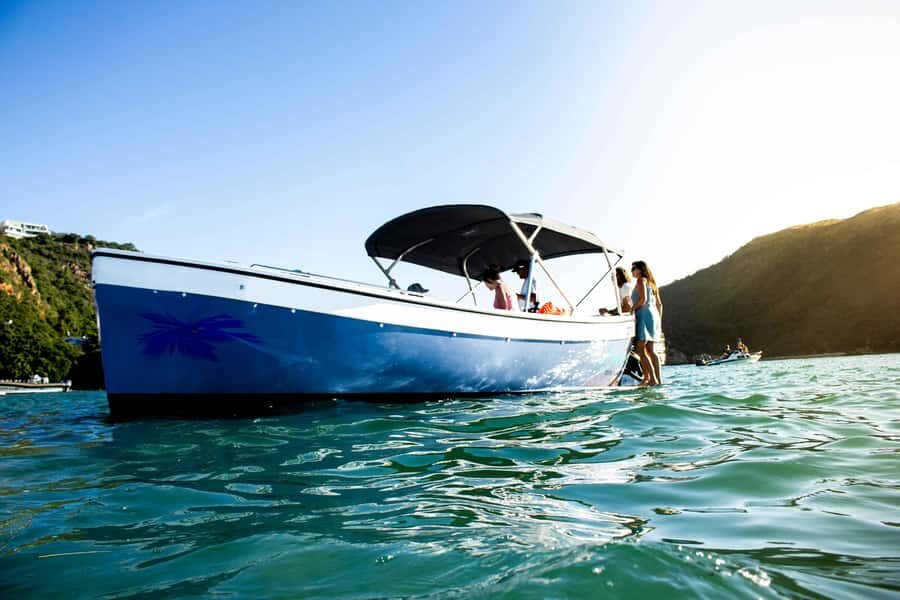 75 Minute Knysna Lagoon Charter - Knysna Heads from the water: the cliffs, the ocean, and why they matter