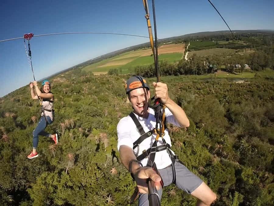 Adrenalin Addo Adventure Park: Zip Line and Giant Swing - The short raft ride and indigenous bush walk before the tower