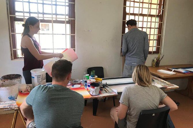 African Art Workshop - The Hands-On Part: Painting From Scratch Without Stress