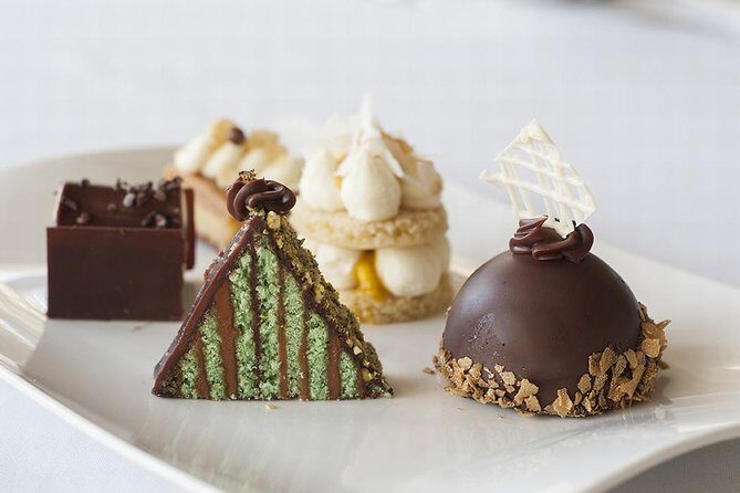 Afternoon High Tea at Mount Nelson Hotel from Cape Town - The buffet spread: sandwiches, pastries, empanadas, and sweets