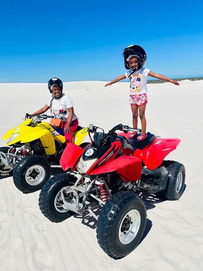 Atlantis Dunes: The best ATV- Quad Bike tour with PHOTOSHOOT - ATV riding in the white sand dunes (the adrenaline part)