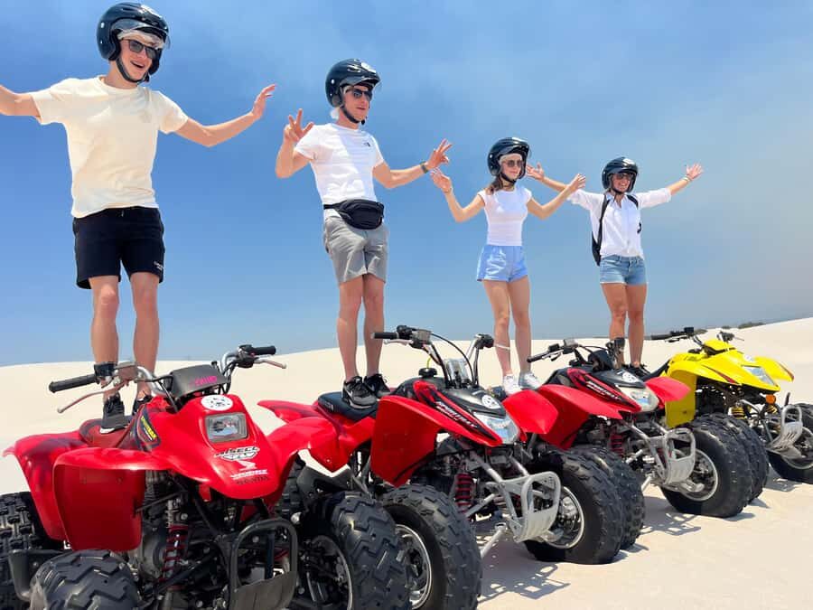 Atlantis Dunes: The best ATV- Quad Bike tour with PHOTOSHOOT - Aquifer Nature Reserve: vegetation after the dunes rush