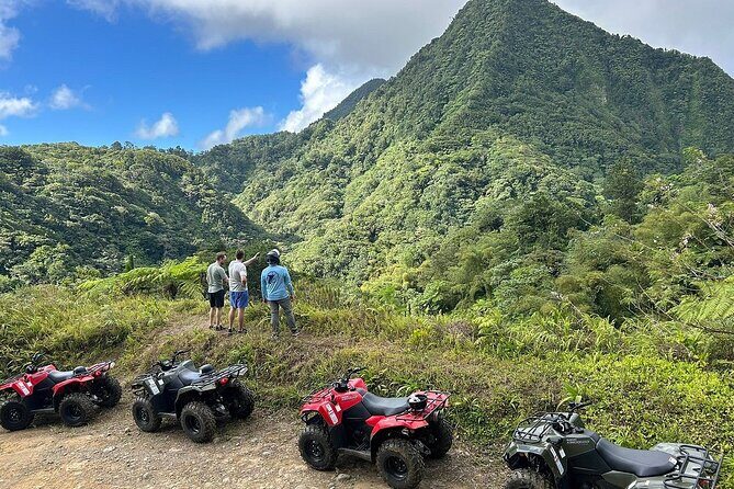 ATV Rainforest Adventure in St. Lucia - Meeting at Belle Plaine and Getting Into the Flow