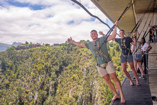 Bloukrans Skywalk Tour and HangOut Zone - Walking the 216-meter suspended skywalk (bolted under the deck)