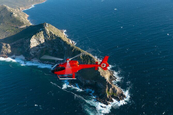 Cape of Good Hope Helicopter Private Tour with Stellenbosch Wine Tasting & Lunch - DeMorgenzon Winery: Music in the Vineyard Approach