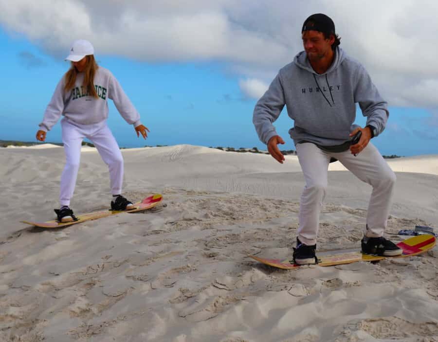 Cape Town: Atlantis Dunes Quad Biking & Glam Sandboarding - Glam Sandboarding: Sliding Down Without the Walk-Back