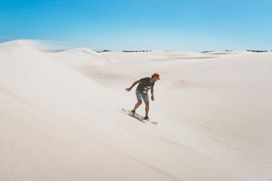 Cape Town: Atlantis White Sand Dunes Sandboarding Adventure - What happens in the 90 minutes: your timing, gear, and the pre-ride setup
