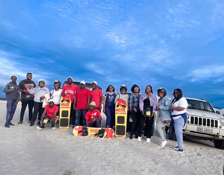 CAPE TOWN: GLAM SANDBOARDING IN ATLANTIS DUNES WITH WILDX - Getting to the dunes at Witzands Aquifer Nature Reserve without the uphill work