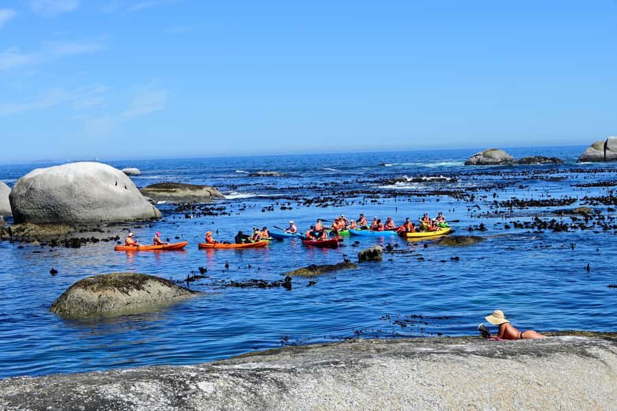Cape Town: Guided Kayak Tour of Clifton Beaches & The Coast - Maiden’s Cove Rock Pools and Kelp Forests: Where the Tour Becomes Hands-On
