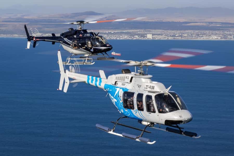 Cape Town: Hopper Helicopter Flight - Taking Off Over Green Point and the Stadium Belt