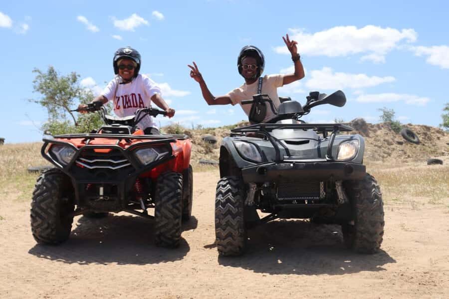 CAPE TOWN: QUAD BIKE FUN RIDE IN MELKBOS WITH WILD X - The trail: twisting turns and obstacle sections in the bush