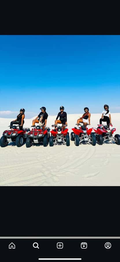 Cape Town Sand Dunes ATV Quad bike tour & PHOTOS - English guidance and audio: useful context while you ride