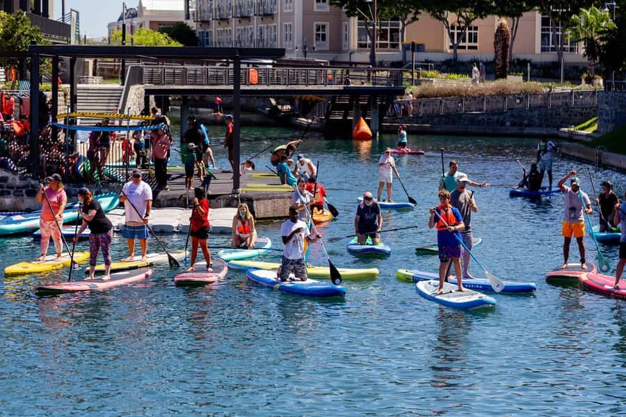 Cape Town: Stand-Up Paddle Board Rental with Basic Training - Where you start: Battery Park by the V&A Waterfront canals