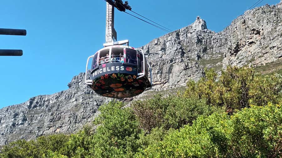 Cape Town:- Table Mountain including Hotel Transfer - The Cable Car Ride: 3 Minutes for a 1085m Reality Check