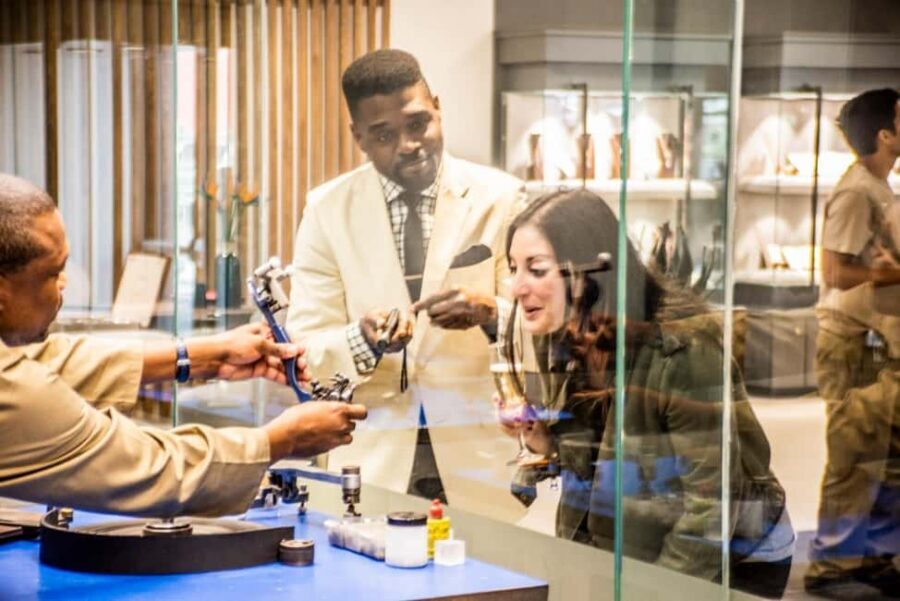 Cape Town: The Diamond Works Institute Sparkling Tour - From rough to sparkle: the cutting and polishing stop