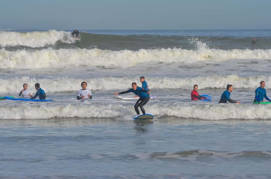 Cape Town:Learn to surf with the best view of Table Mountain - The pop-up technique focus: the skill that drives everything else