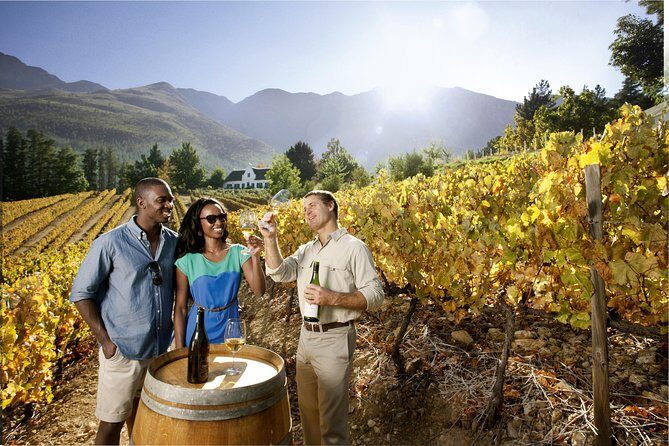 Cape Winelands shared day tour from Cape Town to Stellenbosch and Franschhoek - Franschhoek: the French Huguenots monument, photo time, and lunch on your terms