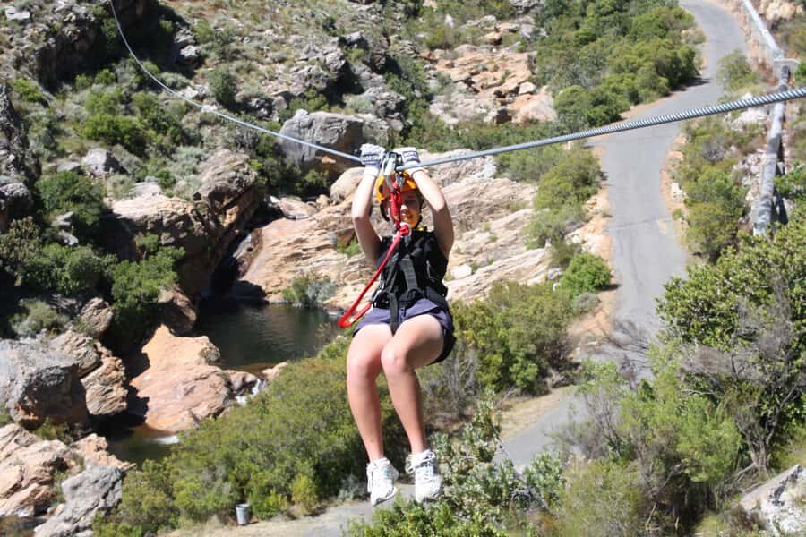 Ceres: Ziplining in the Mountains - The mountain drive and your first 200 m walk to the line