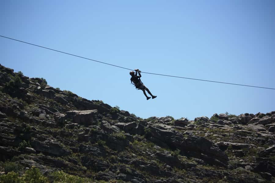 Ceres: Ziplining in the Mountains - Inside the course: 8 slides, rock formations, and river views that feel close
