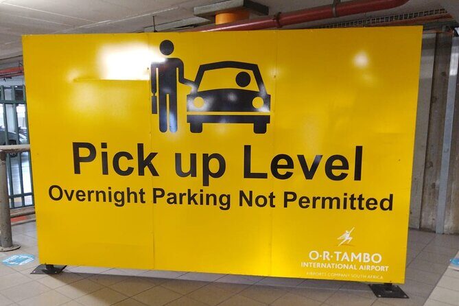 Comfort Private Airport Transfer: OR Tambo Airport (JNB) - The Pickup Point Inside the Airport: A Quick Map in Your Head