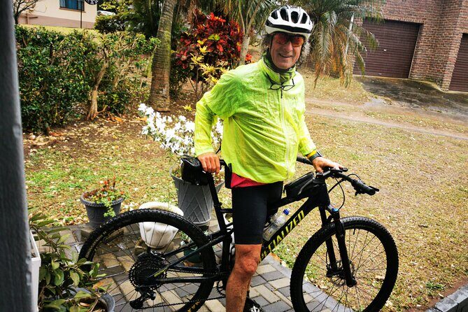 Cycling The Cradle of Humankind in Game Reserve - Pickup, Wi-Fi vehicle, and Trek bike setup