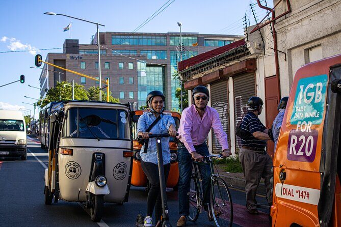 Downtown Johannesburg Tuk tuk Tour with a local lunch - Maboneng Precinct: redevelopment, street energy, and artsy browsing