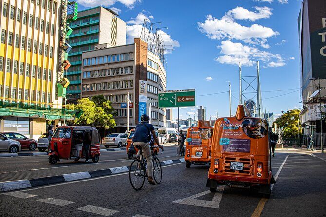 Downtown Johannesburg Tuk tuk Tour with a local lunch - Newtown: older neighborhood roots, murals, and the Market Theatre area