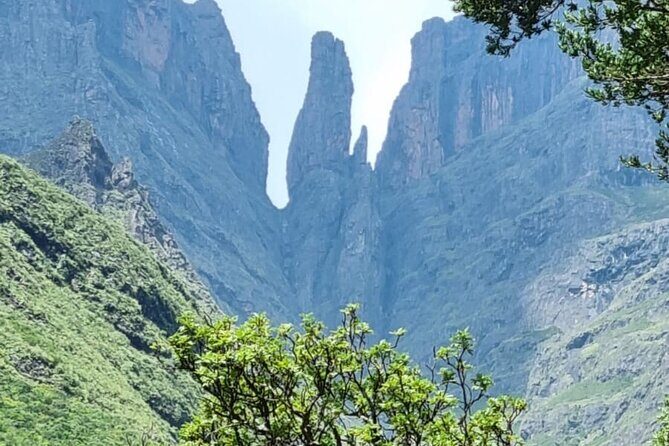 Drakensberg Mountains. Tugela Gorge and Amphitheater Hike - The 7 km Approach Along the Tugela River and Into the Forest