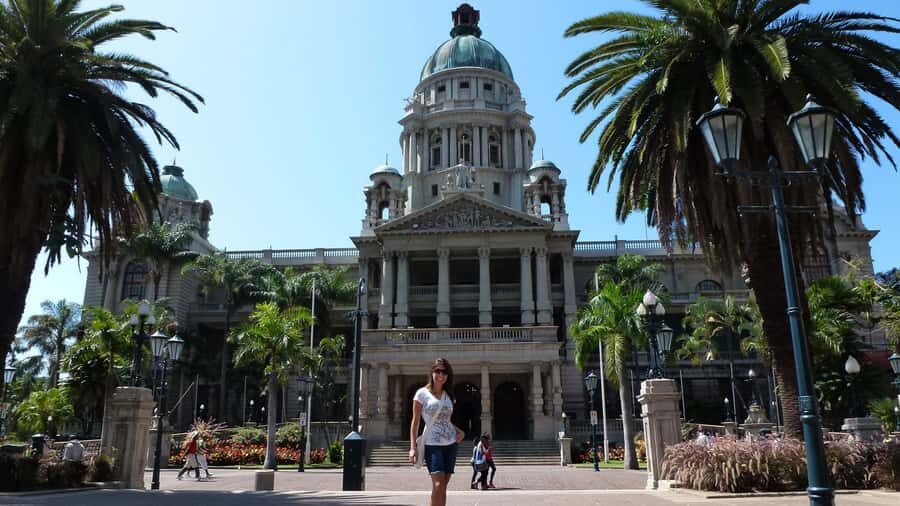 Durban: Top 10 City Sights and Walking Tour - Juma Masjid Mosque and Durban City Hall: Faith and Neo-Baroque Civic Pride
