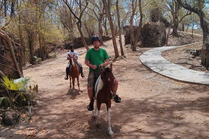 East Coast Horseback Riding & Waterfall Excursion - Fond d’Or Bay Ride: Ruins, Coconut Palms, and a Beach with Atlantic Sound