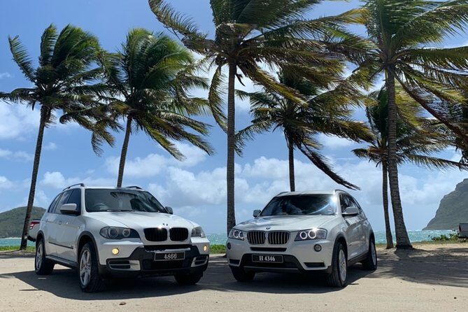 First Class Private Airport & Hotel Transfers - What’s included in the car: snacks, Piton beer, and champagne/wine