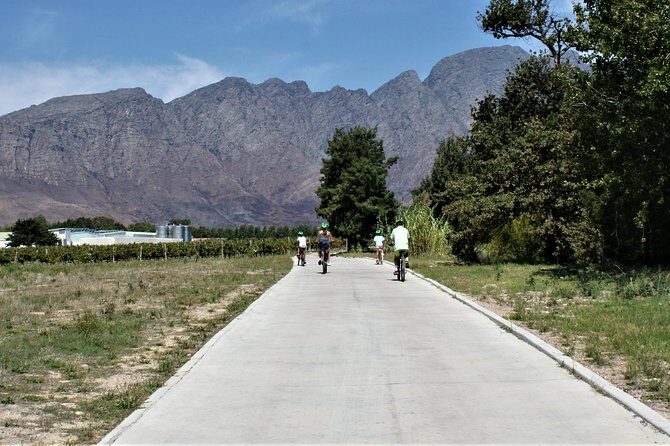 Franschhoek Cycle Experience Half Day - Private Tour - La Bri Estate: reds plus a smart pairing twist (chocolate or biltong)