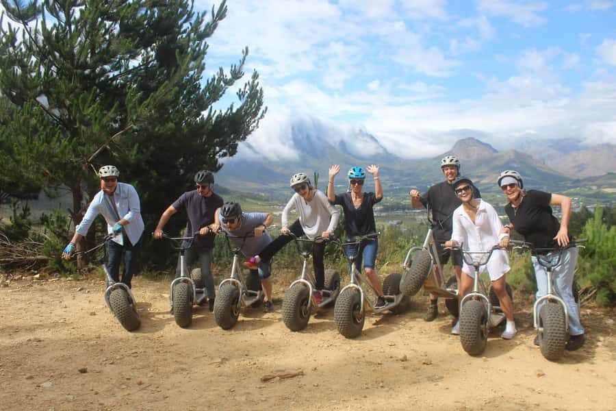 Franschhoek: Downhill Scooter Tour - Transfers by Jeep/SUV: why you’re not going nonstop