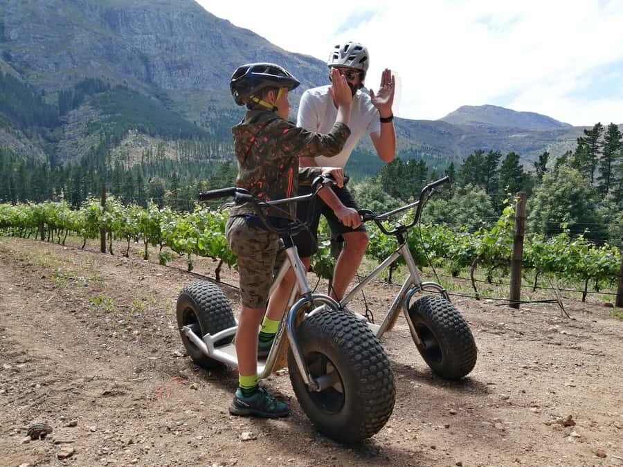 Franschhoek: Downhill Scooter Tour - Chamonix Wine Farm meet-up: the safety briefing that sets the tone