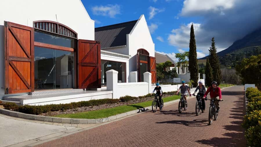 Franschhoek: E-bike Tour with Wine Tasting and Lunch - Lunch and wine tasting on a Franschhoek estate: why it feels earned