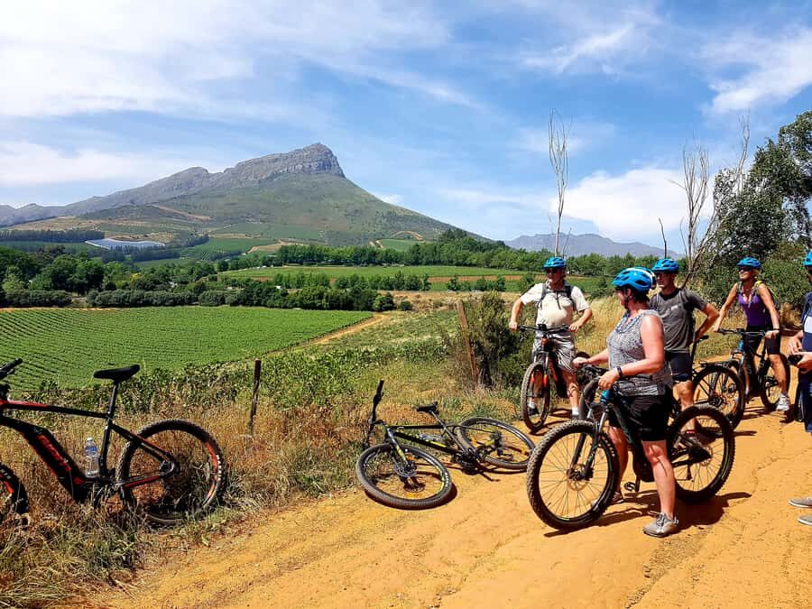 Franschhoek: E-bike Tour with Wine Tasting and Lunch - The Banhoek Conservancy ride: streams, jeep tracks, and possible eland/oryx