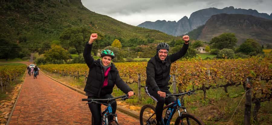 From Cape Town: Franschhoek Vineyards Bike Tour with Lunch - The First Wine Stop: How the Route Feels in Motion