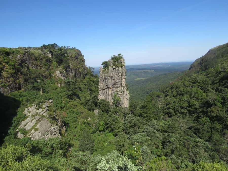 From Hazyview: Panorama Tour Highlights - Lisbon Falls and Berlin Falls: the payoff on the return drive