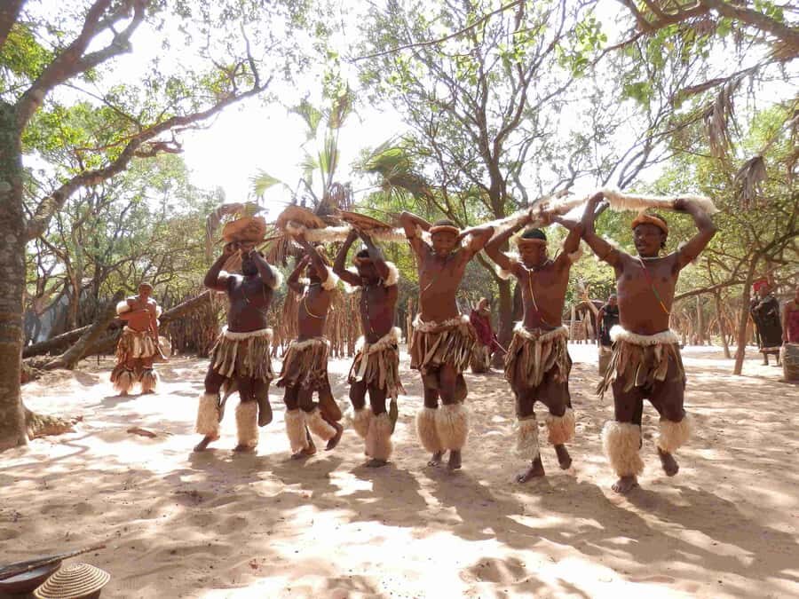 From Richards Bay: DumaZulu Cultural Village Day Trip - Inside the village: what the Zulu hut circle actually means