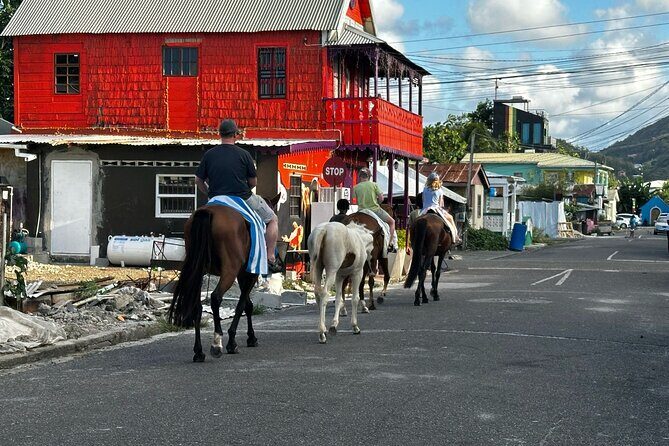 Gros Islet Village Horseback Riding run with Dore's riding Stable - Price and logistics you can actually judge: is $120 worth it?