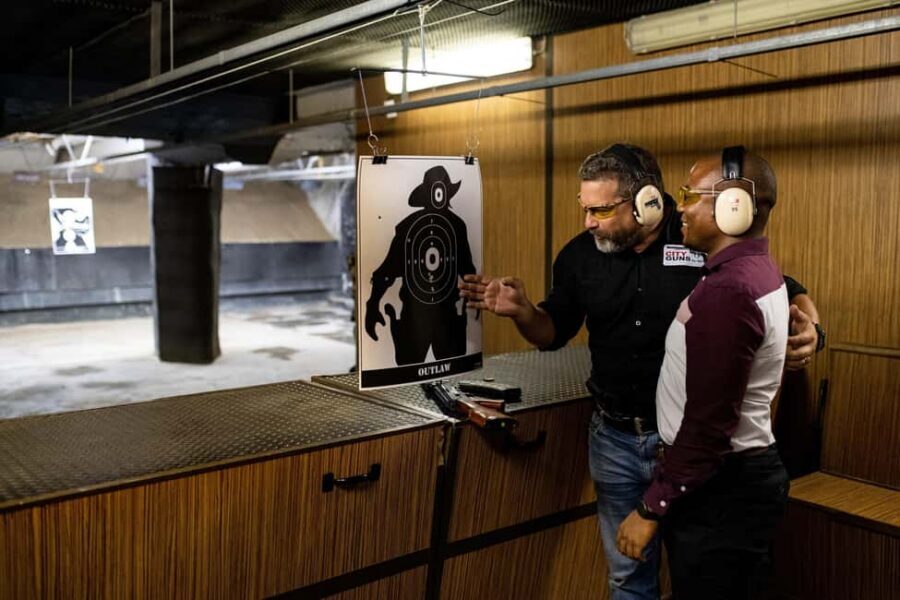 Gun Fun - Special Forces Indoor Shooting - What you actually shoot: the rifle, shotgun, and .45ACP package