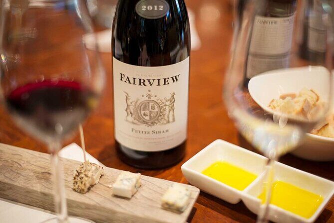 Half Day Stellenbosch Winelands Private Tour from Cape Town - Stop 1 at Fairview Wine and Cheese: wine, cheese, and easy-to-enjoy pacing