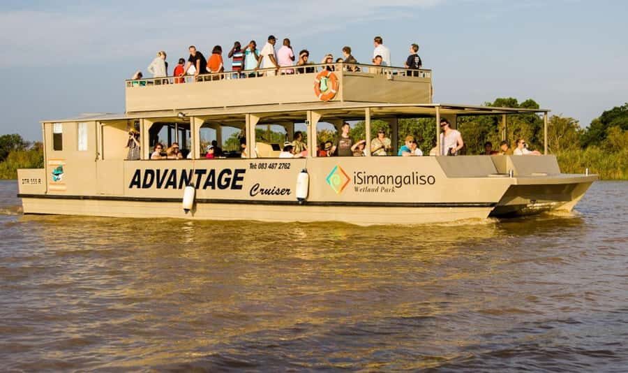 HalfDay Hippo & Croc Boat Cruise Isimangaliso f Richards Bay - Pickup and drop-off: value for people based far from St Lucia