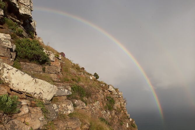 Hiking Lion's Head for sunrise, coffee & hotel Pick-up & Drop off - The last 20–30 minutes: rocky ridge, handholds, and ladders