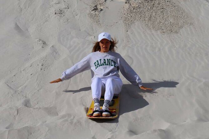 Jeep 4x4 and Glam Sandboarding Combo at Cape Town Atlantis Dunes - Glam boarding on sandboards and bumboards: how the session works
