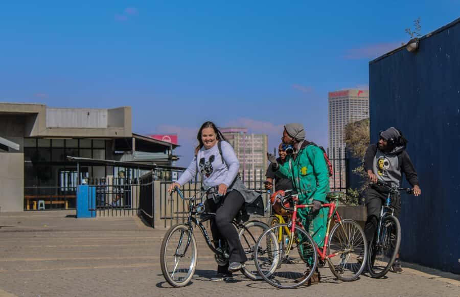 Johannesburg: Inner City Guided Cycling Tour - Ellis Park Stadium and Bertrams: big landmarks, short time