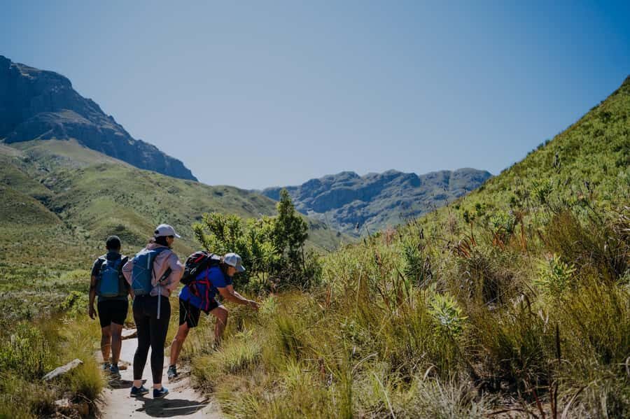 Jonkershoek: Waterfall Hike and 4x4 Safari Ride - Start at Lanzerac Deli: where the hike day begins