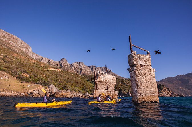 Kayak Chapman's Peak and Karbonkelberg in Hout Bay - What happens before you paddle: PFDs, foot pegs, and a real safety briefing